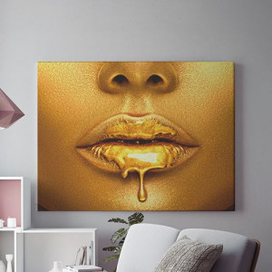 Tablou Canvas Golden seduction