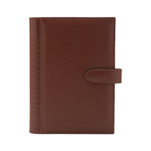 Agendă din piele Pianeta Cognac, 15 x 21 cm