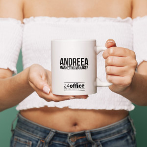 Cana personalizata cu logo si nume