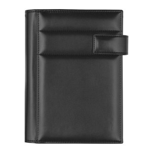 Agendă de lux Prato Negru, 17 x 24 cm