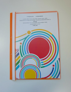 Dosar plastic cu sina - 2 perforatii Noki