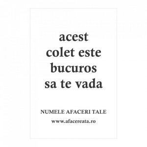 Eticheta adeziva 15x10cm COLET BUCUROS - set 20buc