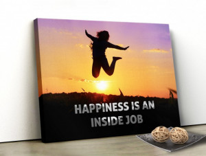 Tablou canvas motivational - Happiness