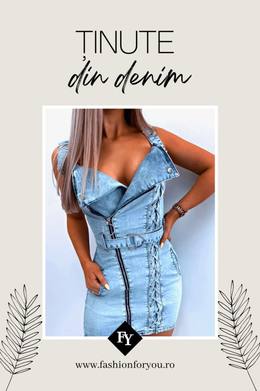 Camasi, rochii si geci din DENIM pentru primăvara anului 2022 Camasi, rochii si geci din DENIM pentru primăvara anului 2022