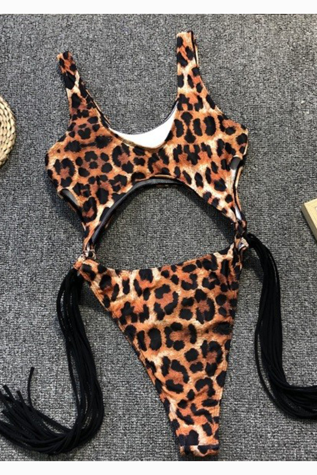 Costum de baie intreg Crazy ghepard (Selecteaza Marime: L)