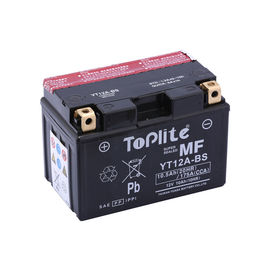 TOPLITE YUASA - YT12A-BS (FARA INTR., INCL. ACID)