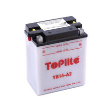 TOPLITE YUASA - YB14-A2 (CU INTR., NU INCL. ACID)