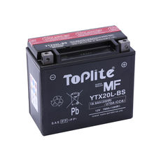 TOPLITE YUASA - YTX20L-BS (FARA INTR., INCL. ACID)