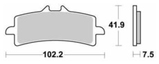 SBS - PLACUTE FRANA STREET EXCEL SINTER - 841HS