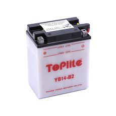 TOPLITE YUASA - YB14-B2 (CU INTR., NU INCL. ACID)