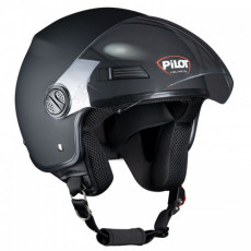 PILOT - Casca Open-face FAZER - negru mat, XS