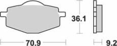 SBS - PLACUTE FRANA STREET CERAMIC - 575HF = 107HF