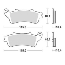 SBS - PLACUTE FRANA STREET EXCEL SINTER - 880LS