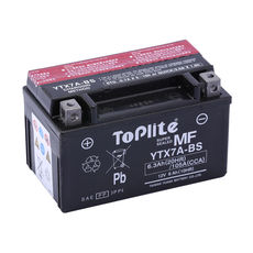 TOPLITE YUASA - YTX7A-BS (FARA INTR., INCL. ACID)