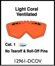 ARIETE - LENTILE - DOUBLE CYLINDRICAL ORANGE VENTILATED