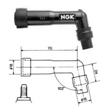 NGK - PIPA BACHELITA - TB05EMA