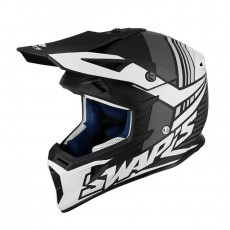 SIFAM - Casca Offroad SWAP's S818 - NEGRU / ALB MAT, M
