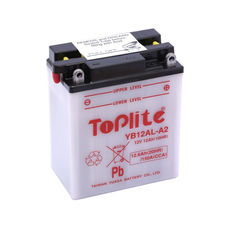 TOPLITE YUASA - YB12AL-A2 (CU INTR., NU INCL. ACID)