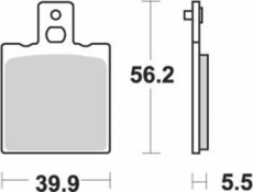 SBS - PLACUTE FRANA STREET CERAMIC - 583HF = 131HF