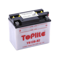 TOPLITE YUASA - YB12B-B2 (CU INTR., NU INCL. ACID)