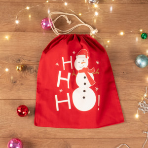 Saculet imprimat "Hohoho"