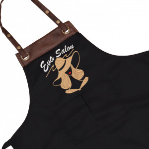 Sort personalizat brodat "Lady hat"