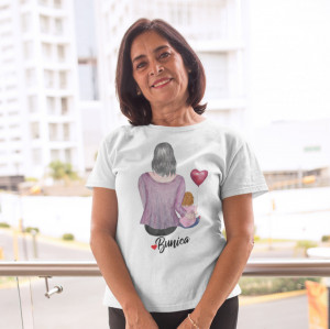 Tricou personalizat "Bunica cu fetita"