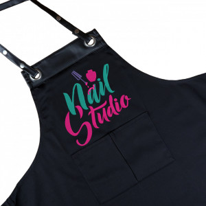 Sort personalizat brodat "Nail studio"