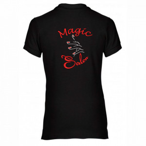 Tricou polo personalizat "Nail salon"