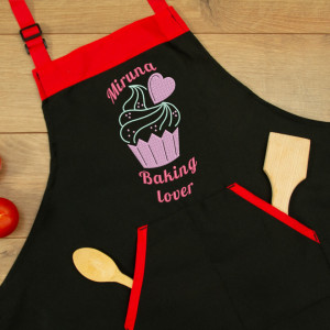 Sort personalizat brodat "Baking lover"