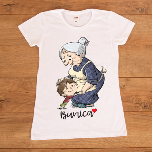 Tricou personalizat "Bunica cu nepotul"