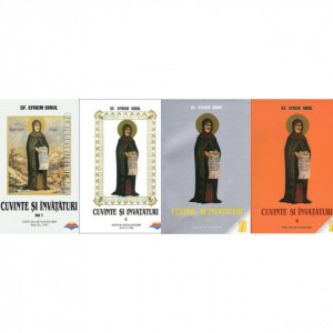 Pachet: Sfantul Efrem Sirul - Cuvinte si invataturi, vol 1+2+3+4