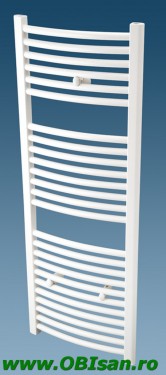 Calorifer de baie cu apa 60x80x5,5 cm 752 Watt, curb / montaj pe perete
