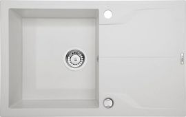 ANDANTE ALABASTER GRANITE SINK ONE BOWL WITH DRAINER WITH FITTING