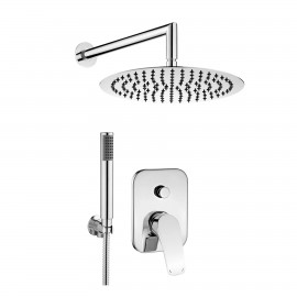 Set de dus incastrat cu baterie , para de dus, si dispersor fix din seria Cynia