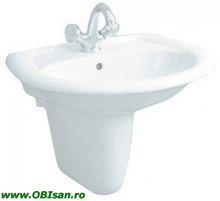 Lavoar 60cm alb 59x48x19,5 cm