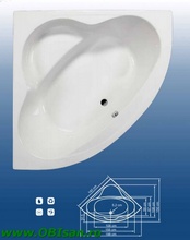 Menorca 140 Kit montaj (Set picioare + Sistem de scurgere cu preaplin automat PVC + sistem de prindere la perete)