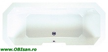 Nikos 180 Kit montaj (Set picioare + Sistem de scurgere cu preaplin automat PVC + sistem de prindere la perete)