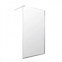 Paravan de dus finisaj crom tip Walk-in Sanotechnik Freedom II - sticla 8mm