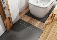 Rigola de dus 80 cm, crom