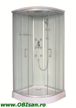 MOZART Cabina de dus completa Sistem de montaj rapid