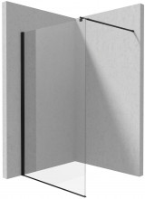Kerria Plus paravan prindere telescopica / walk-in 120 cm finisaj negru