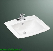 Lavoar ceramic incastrat 57x20x47 cm