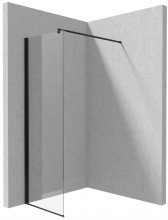 Kerria Plus paravan prindere telescopica / walk-in 70 cm finisaj negru