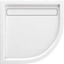 Minimal cadita forma semirotunda cu rigola 90*90