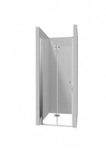 Ușă de nișă pliabilă dublă, finisaj crom din seria Kerria 80 cm KTSX042P