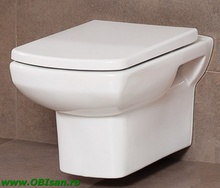 Vas WC suspendat, alb inclusiv Capac WC