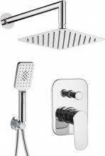 ALPINIA Set de dus incastrat cu baterie , para de dus, si dispersor fix