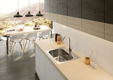 MAREDO ONE BOWLSTAINLESS STEEL SINK WITH FITTINGS 600x500x180, 3,5"