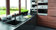 RAPIDO Chiuveta Granit GRAPHITE GRANITE SINKS ONE BOWL WITH DRAINER WITH FITTING